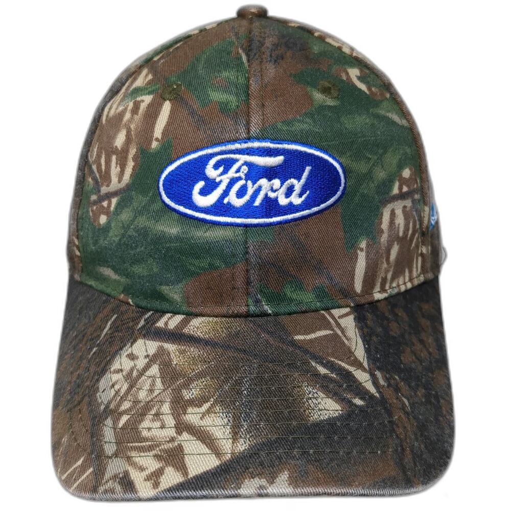 Nissin Baseball Cap Green One Size Camo Ford Lithia Ford Dealer Logo Truck hat